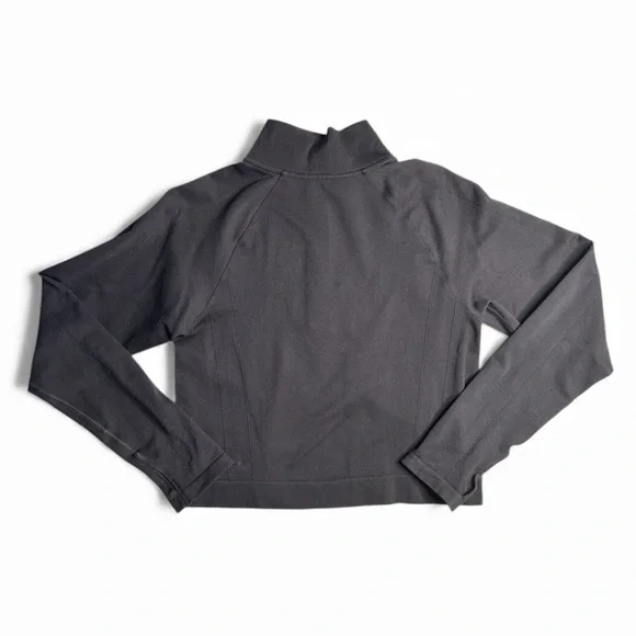 Womens All In Motion Black Half Zip-Up Athletic Top - Picture 7 of 8